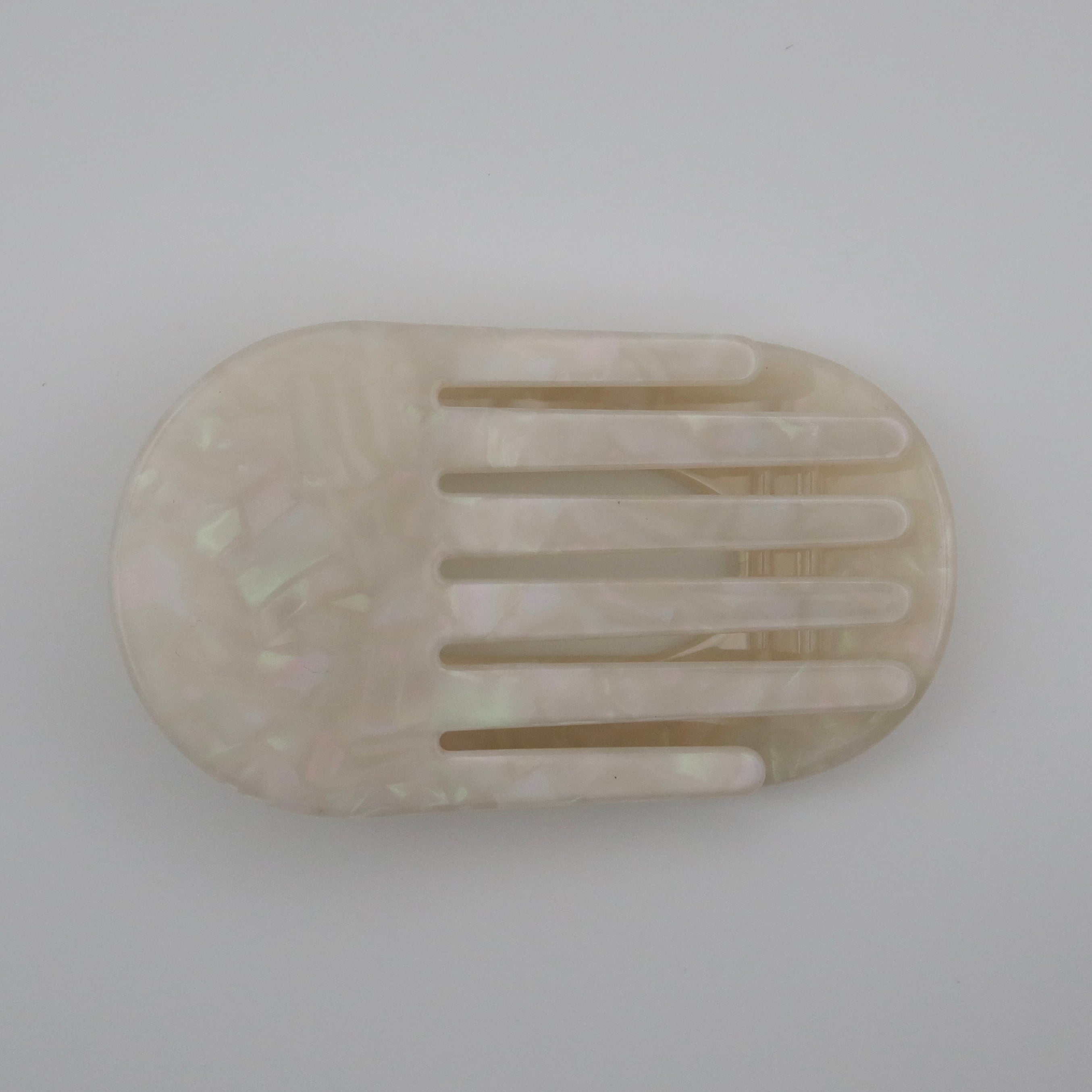 Bellagrip Flat Claw Clip in Pearl