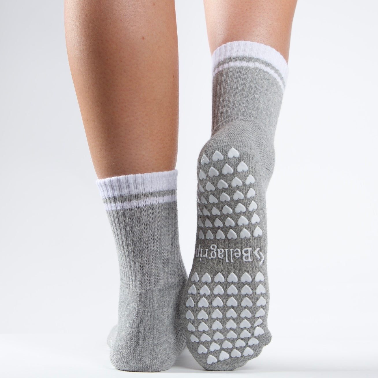 Classic Crew in heather Grey