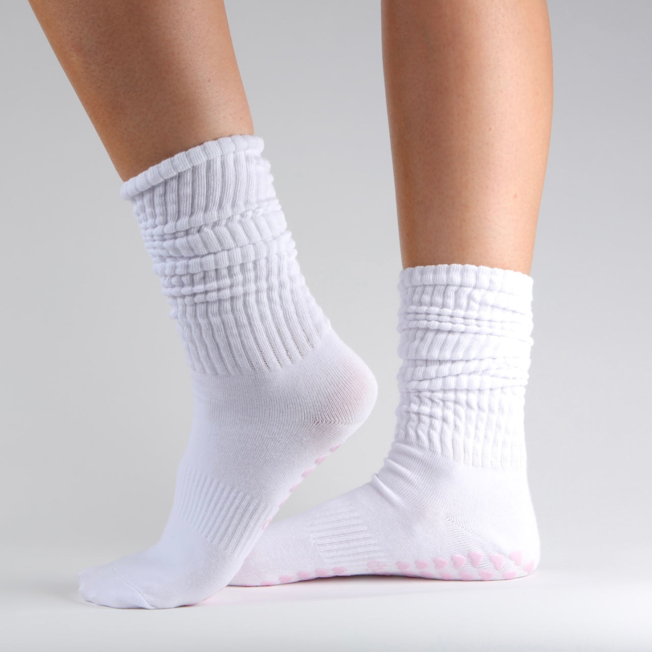 Scrunch Sock in White