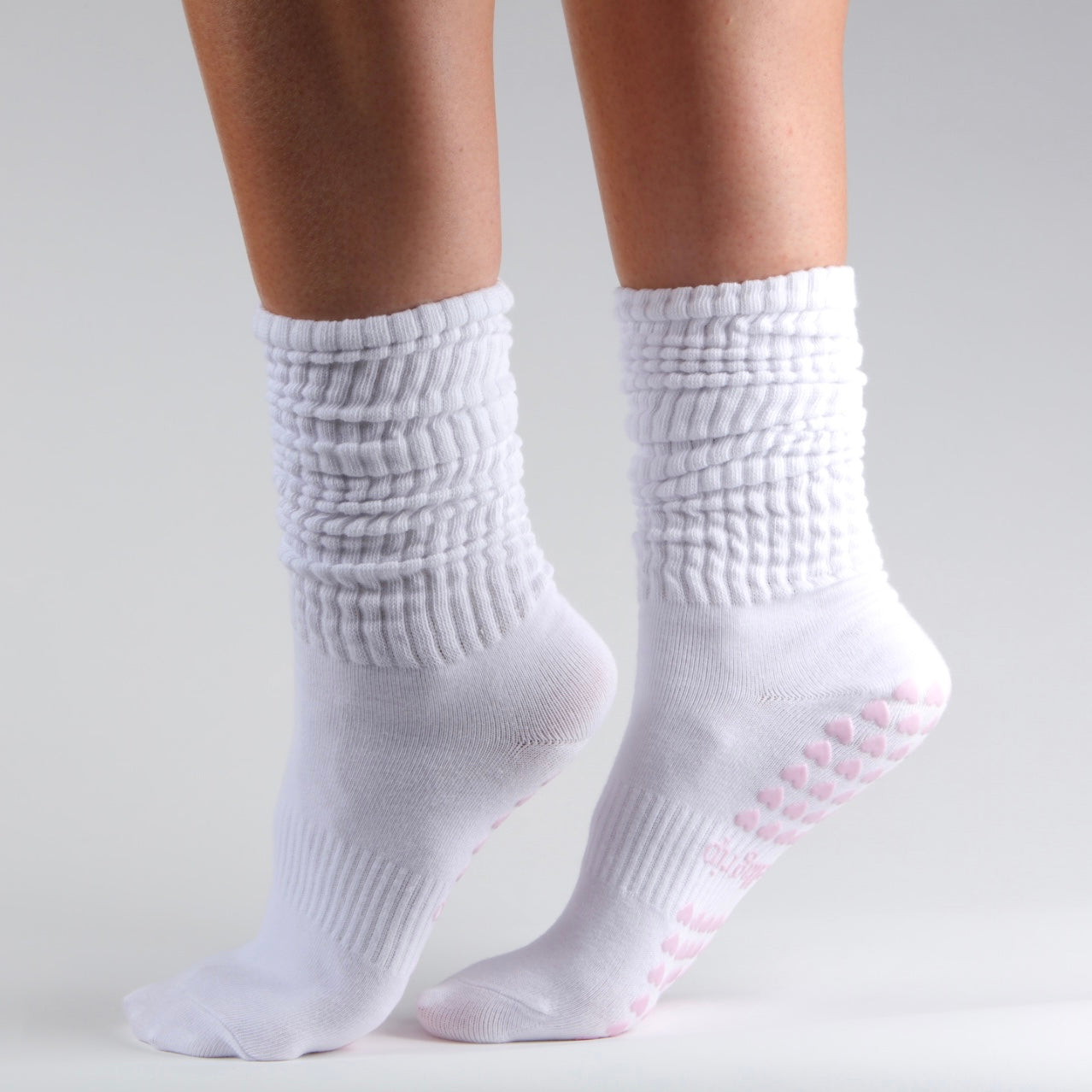 Scrunch Sock in White