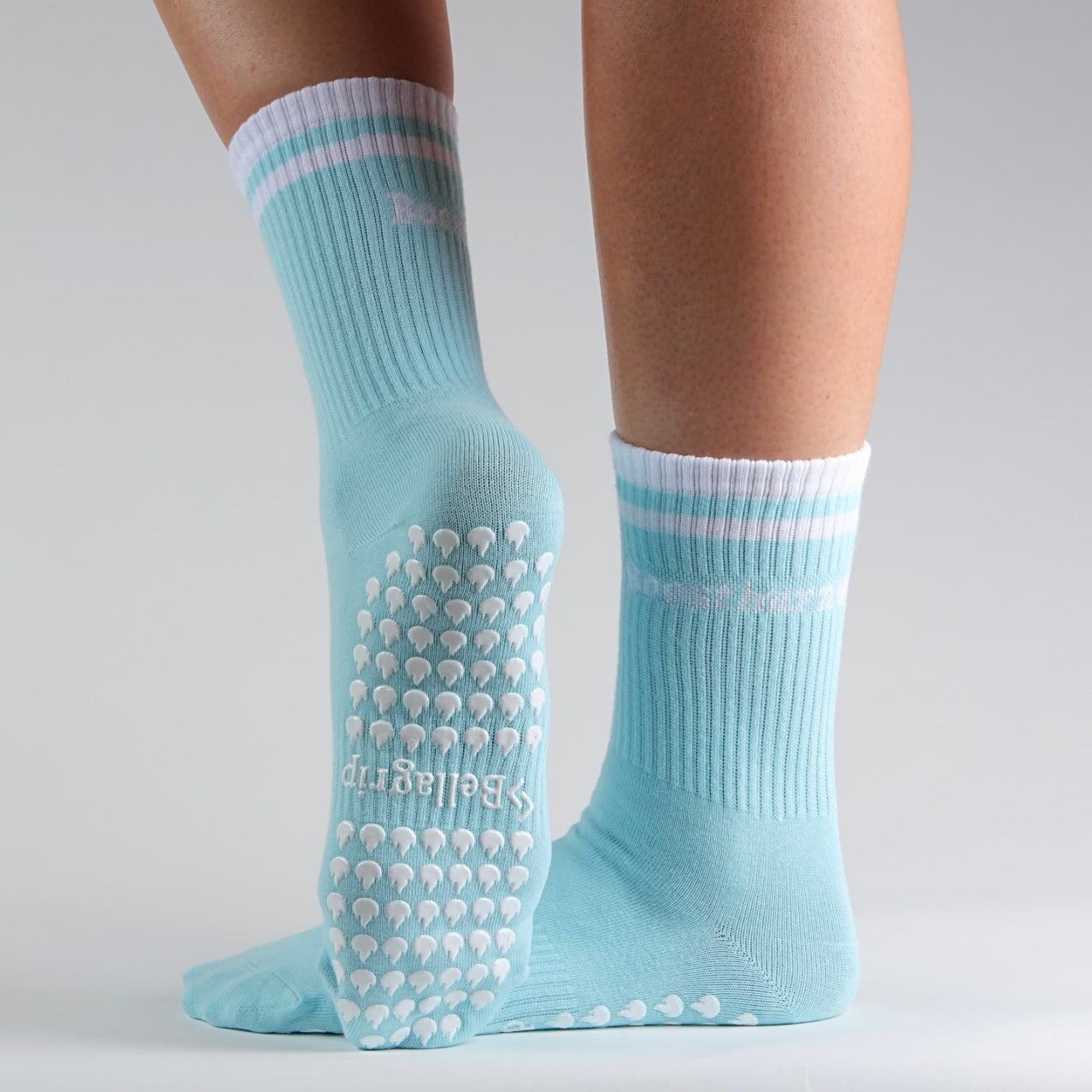 Boost Burn Sock in Boost Blue & White